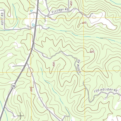 United States Geological Survey Lauderdale NW, MS (2012, 24000-Scale) digital map