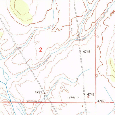 United States Geological Survey Lauer Reservoir, CA (1993, 24000-Scale) digital map