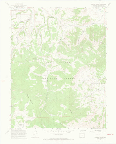 United States Geological Survey Laughlin Gulch, CO (1967, 24000-Scale) digital map