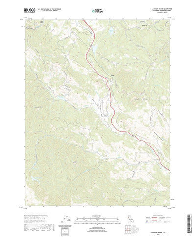 United States Geological Survey Laughlin Range, CA (2021, 24000-Scale) digital map