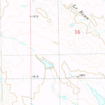 United States Geological Survey Laundreaux Butte, SD (1975, 24000-Scale) digital map