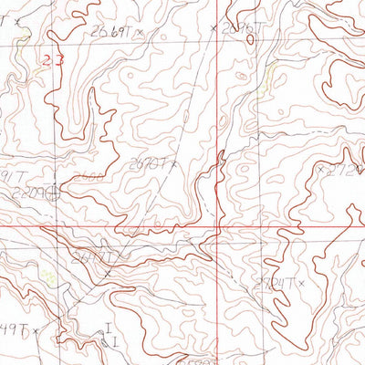 Laundry Hill, MT (1984, 24000-Scale) Map by United States Geological ...