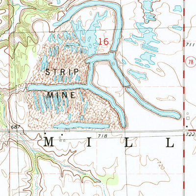 United States Geological Survey Laura, IL (1982, 24000-Scale) digital map