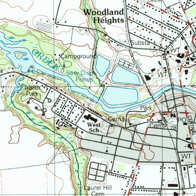 United States Geological Survey Laurel, DE (1992, 24000-Scale) digital map