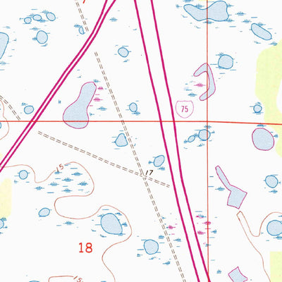 United States Geological Survey Laurel, FL (1973, 24000-Scale) digital map