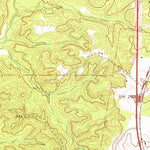 United States Geological Survey Laurel Hill, LA-MS (1965, 24000-Scale) digital map