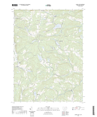United States Geological Survey Laurel Lake, PA (2023, 24000-Scale) digital map