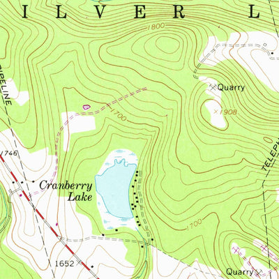 United States Geological Survey Laurel Lake, PA-NY (1968, 24000-Scale) digital map
