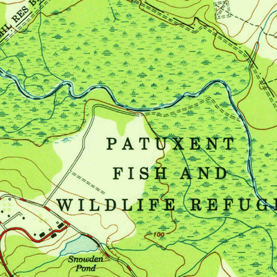 United States Geological Survey Laurel, MD (1951, 24000-Scale) digital map