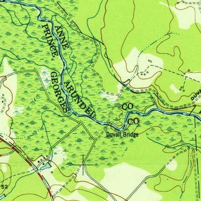 United States Geological Survey Laurel, MD (1951, 24000-Scale) digital map