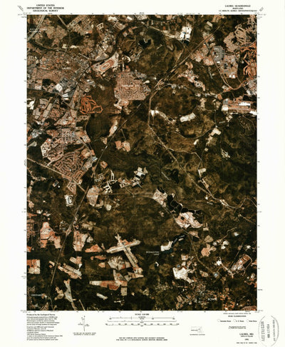 United States Geological Survey Laurel, MD (1981, 24000-Scale) digital map