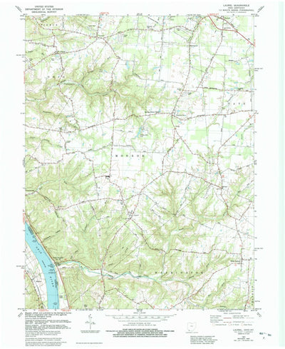 United States Geological Survey Laurel, OH-KY (1981, 24000-Scale) digital map