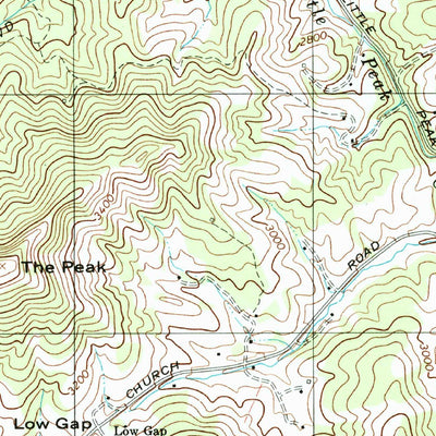 United States Geological Survey Laurel Springs, NC (1996, 24000-Scale) digital map