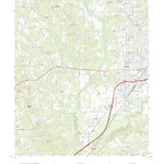 United States Geological Survey Laurel West, MS (2020, 24000-Scale) digital map