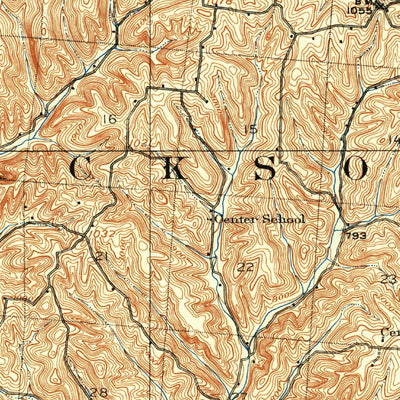 United States Geological Survey Laurelville, OH (1912, 62500-Scale) digital map