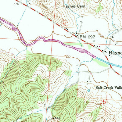 United States Geological Survey Laurelville, OH (1961, 24000-Scale) digital map