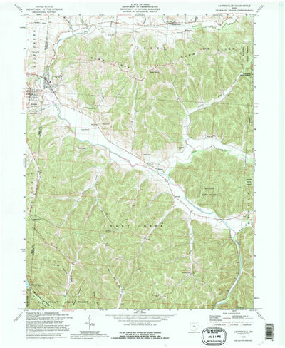 United States Geological Survey Laurelville, OH (1992, 24000-Scale) digital map