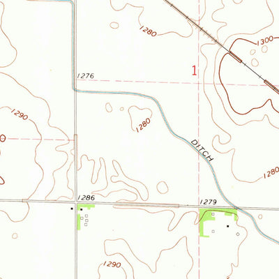 United States Geological Survey Laurens, IA (1971, 24000-Scale) digital map