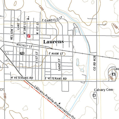 United States Geological Survey Laurens, IA (2022, 24000-Scale) digital map