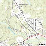 United States Geological Survey Laurens North, SC (2020, 24000-Scale) digital map