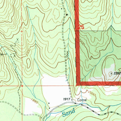 United States Geological Survey Laurier, WA (1992, 24000-Scale) digital map