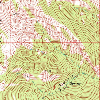 United States Geological Survey Laurin Canyon, MT (1963, 24000-Scale) digital map