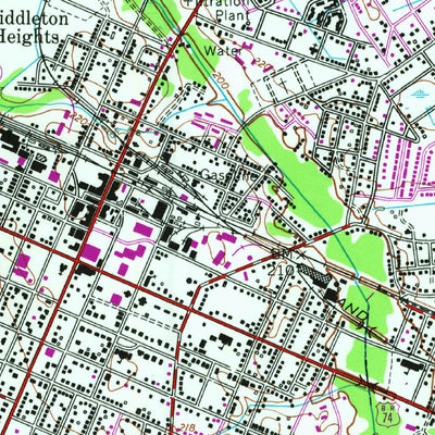 United States Geological Survey Laurinburg, NC (1957, 24000-Scale) digital map