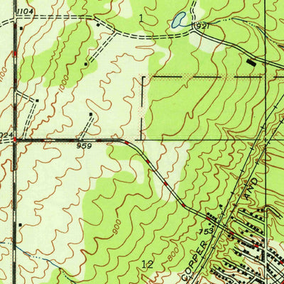 United States Geological Survey Laurium, MI (1948, 24000-Scale) digital map