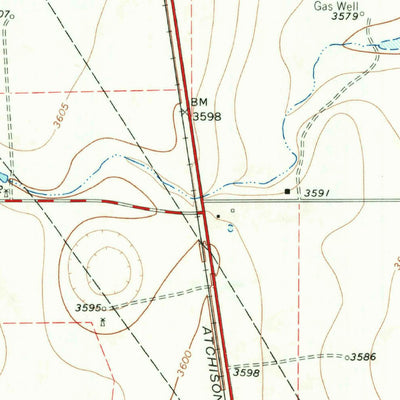 United States Geological Survey Lautz, TX (1965, 24000-Scale) digital map