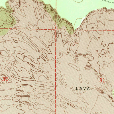 United States Geological Survey Lava Butte, OR (1963, 24000-Scale) digital map
