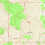 United States Geological Survey Lava Cast Forest, OR (1963, 24000-Scale) digital map