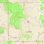 United States Geological Survey Lava Cast Forest, OR (1963, 24000-Scale) digital map