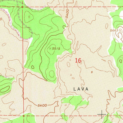 United States Geological Survey Lava Cast Forest, OR (1963, 24000-Scale) digital map