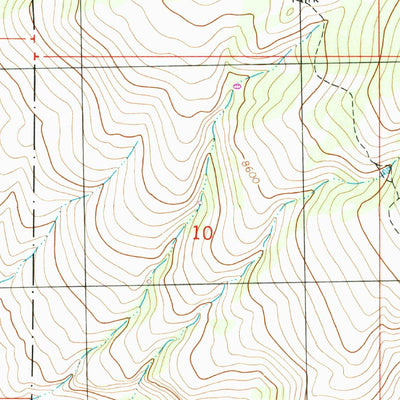 United States Geological Survey Lava Creek, CO (1980, 24000-Scale) digital map