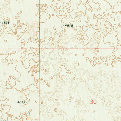 United States Geological Survey Lava Lake Reservoir, ID (1973, 24000-Scale) digital map