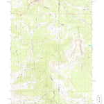 United States Geological Survey Lava Mountain, WY (1965, 24000-Scale) digital map