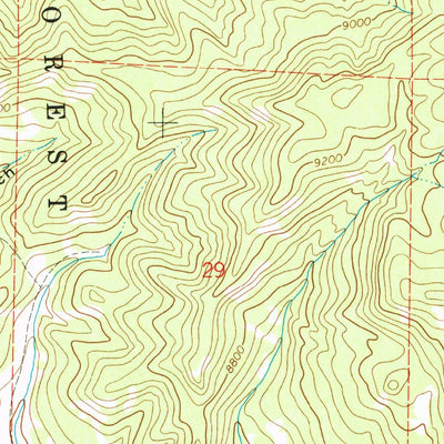 United States Geological Survey Lava Mountain, WY (1965, 24000-Scale) digital map