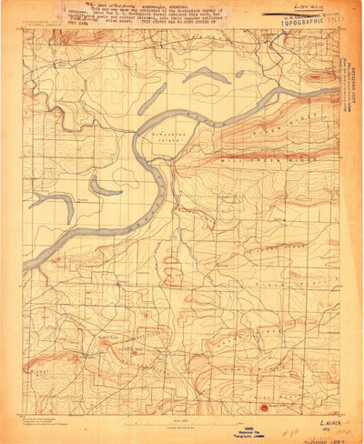 United States Geological Survey Lavaca, AR (1906, 62500-Scale) digital map