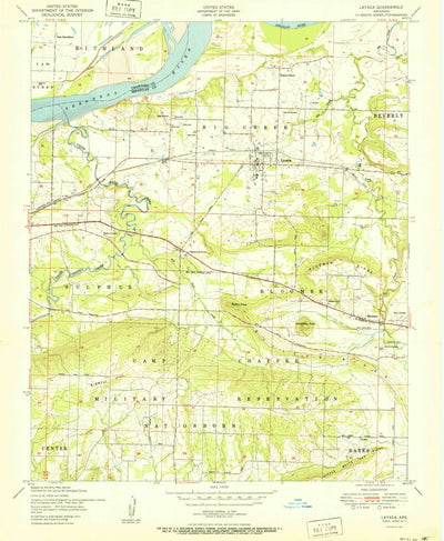 United States Geological Survey Lavaca, AR (1951, 24000-Scale) digital map