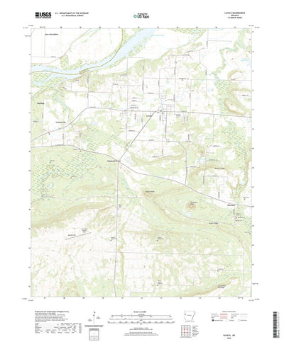 United States Geological Survey Lavaca, AR (2020, 24000-Scale) digital map
