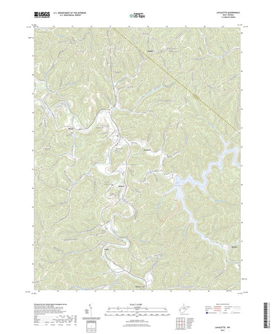 United States Geological Survey Lavalette, WV (2023, 24000-Scale) digital map