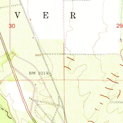 United States Geological Survey Laveen, AZ (1952, 24000-Scale) digital map