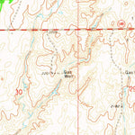 United States Geological Survey Laverne NE, OK (1971, 24000-Scale) digital map