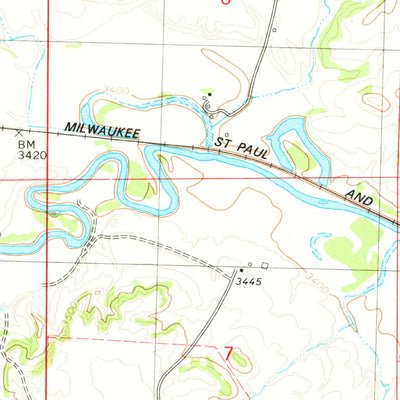 United States Geological Survey Lavina, MT (1979, 24000-Scale) digital map