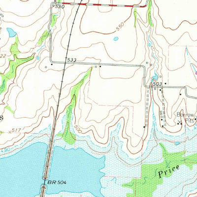 United States Geological Survey Lavon, TX (1963, 24000-Scale) digital map