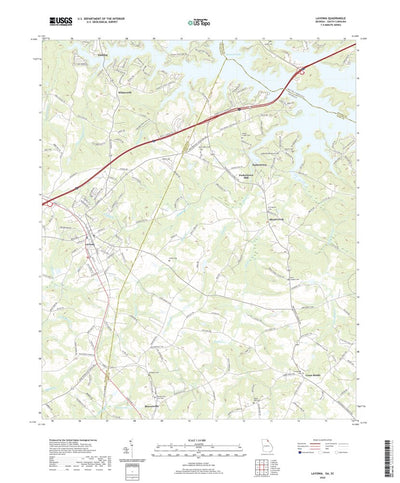 United States Geological Survey Lavonia, GA (2020, 24000-Scale) digital map