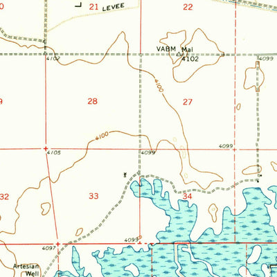 United States Geological Survey Lawen, OR (1959, 62500-Scale) digital map
