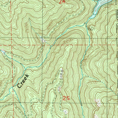 United States Geological Survey Lawhead Creek, OR (1985, 24000-Scale) digital map