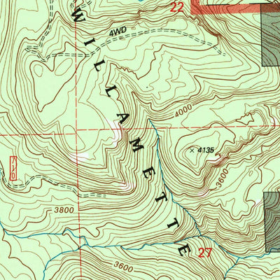 United States Geological Survey Lawhead Creek, OR (1994, 24000-Scale) digital map