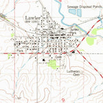 United States Geological Survey Lawler, IA (1981, 24000-Scale) digital map
